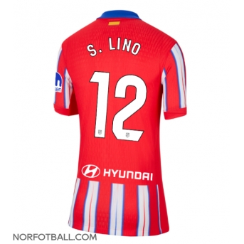 Billige Fotballdrakt Atletico Madrid Samuel Lino #12 Replika Hjemmedrakt Dame 2024-25 Kortermet